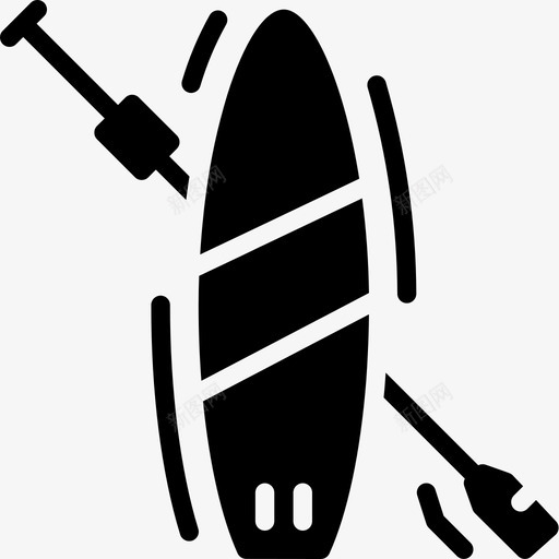 冲浪板冒险运动14填充图标svg_新图网 https://ixintu.com 冒险 冲浪板 填充 运动