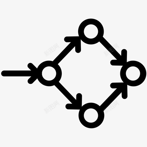 路径测试计算连接性图标svg_新图网 https://ixintu.com 拓扑 数据流 测试 网状 网络 计算 路径 连接