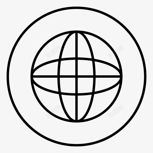 中心沟通全球图标svg_新图网 https://ixintu.com 中心 全球 帮助 支持 沟通