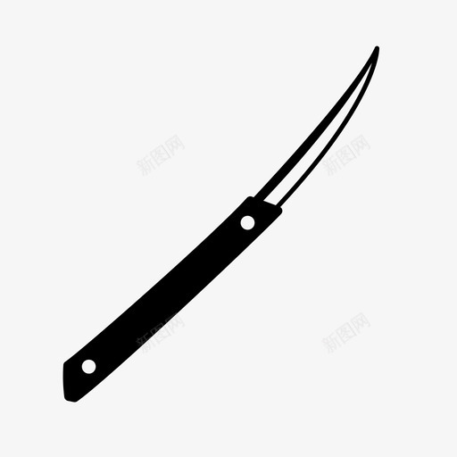 刀炊具切割器图标svg_新图网 https://ixintu.com 切割器 厨房用具 炊具 锋利