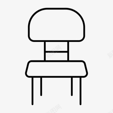 椅子坐椅等候椅图标图标