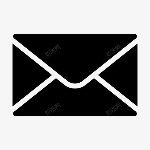 电子邮件卡片信封图标svg_新图网 https://ixintu.com 信封 卡片 收件箱 电子邮件 邮件 金融投资行标志符号