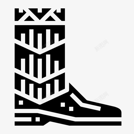 摩卡靴波西米亚鞋类图标svg_新图网 https://ixintu.com 摩卡靴 波西米亚 鞋子 鞋类