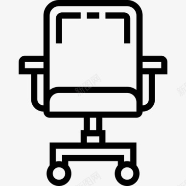 座椅家具106直线型图标图标