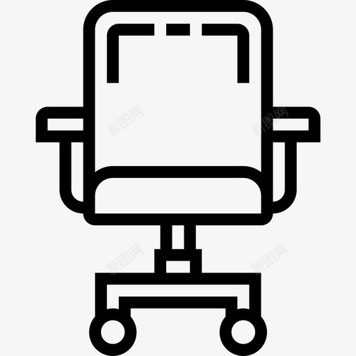 座椅家具106直线型图标svg_新图网 https://ixintu.com 家具106 座椅 直线型