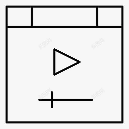 应用程序计算机页面图标svg_新图网 https://ixintu.com 应用程序 网站 网络和数据库 计算机 页面