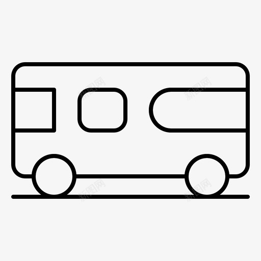 公共汽车组合车货车图标svg_新图网 https://ixintu.com 公共汽车 工具 组合 货车 车辆