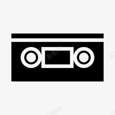 录音机盒式磁带音乐图标图标