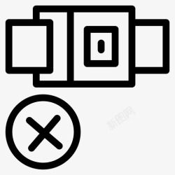 非自锁托槽安全带锁非图标高清图片