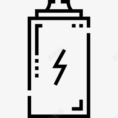 电池硬件27线性图标图标