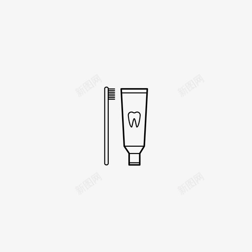 婴儿牙刷牙齿保健牙膏图标svg_新图网 https://ixintu.com 保健 婴儿 牙刷 牙膏 牙齿 紧急 避难所 难民