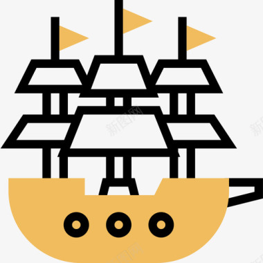战舰中世纪33黄影图标图标
