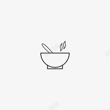 汤食物热汤图标图标