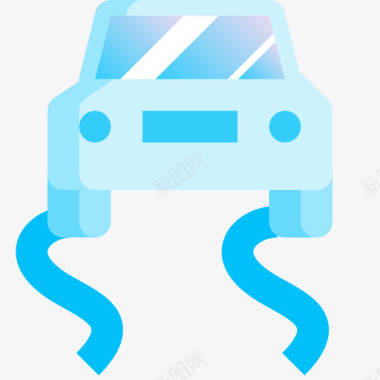 滑动行驶6蓝色图标图标