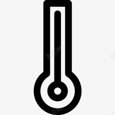 温度计智能家居28线性图标图标
