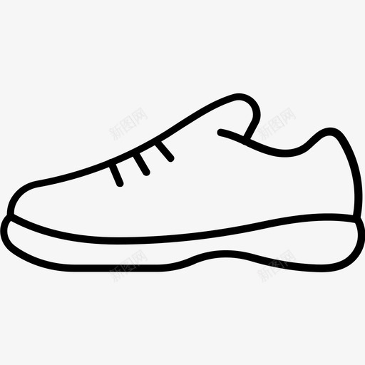 运动鞋鞋钉鞋图标svg_新图网 https://ixintu.com 网球 运动鞋 鞋钉