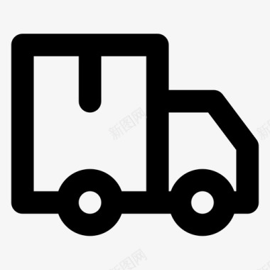 送货包装运输图标图标