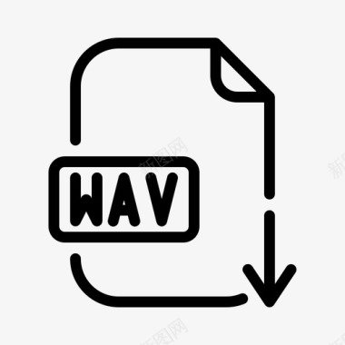 wav文件文件文档图标图标