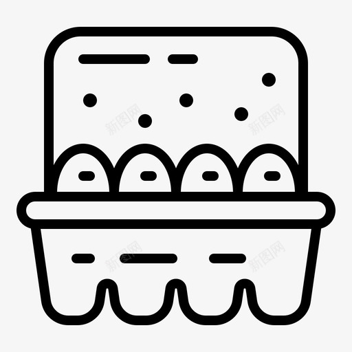 鸡蛋烹饪配料图标svg_新图网 https://ixintu.com 烘焙 烹饪 配料 鸡蛋