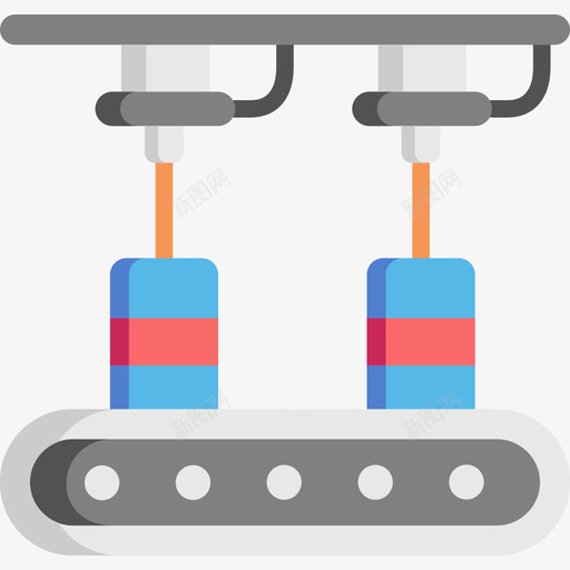 工厂机器工厂33扁平图标svg_新图网 https://ixintu.com 工厂 扁平 机器