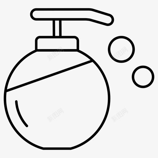 液体肥皂洗手液肥皂分配器图标svg_新图网 https://ixintu.com 8px 分配器 化妆品 洗手 液体 美容 肥皂
