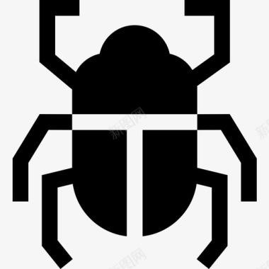 甲虫埃及16填充图标图标