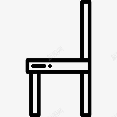 椅子家装26直线型图标图标
