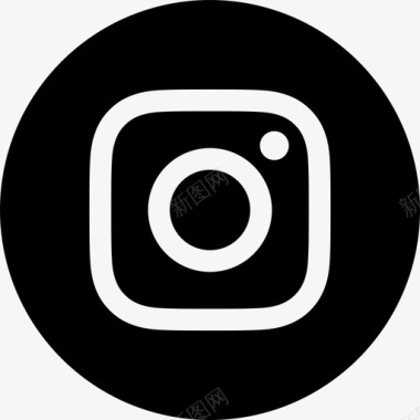 Instagram社交媒体86循环图标图标