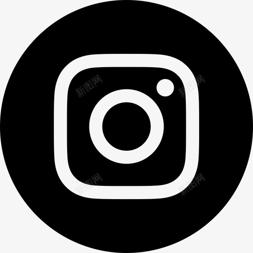 Instagram社交媒体86循环图标svg_新图网 https://ixintu.com Instagram 循环 社交媒体86