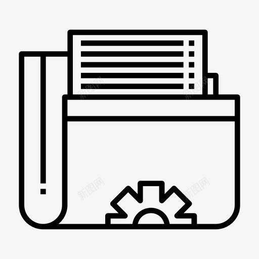 文件管理文件维修图标svg_新图网 https://ixintu.com 办公应用 文件 文件管理 维修
