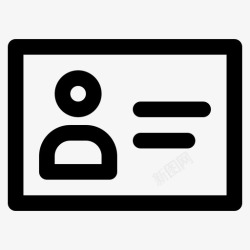 号码卡联系人卡身份图标高清图片