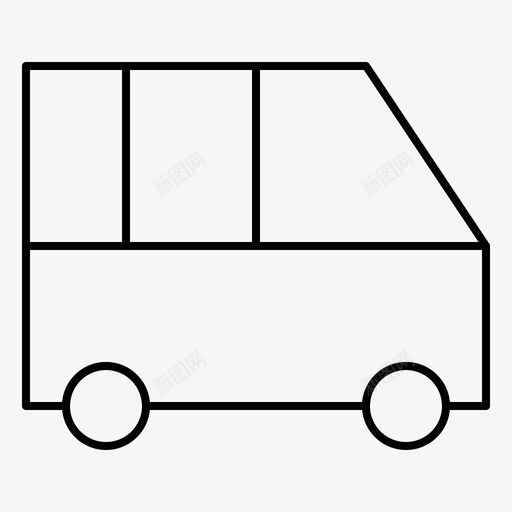 送货车家庭货车小型客车图标svg_新图网 https://ixintu.com 客车 家庭 小型 工具 货车 送货