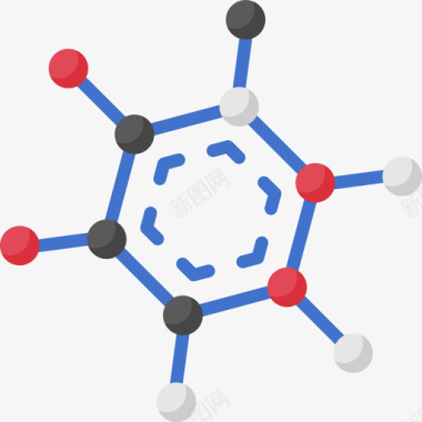 分子生物工程27扁平图标图标