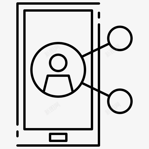 联系人共享网络电话图标svg_新图网 https://ixintu.com commu tanahcon 共享 电话 网络 联系人