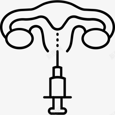 宫内受精人工器官图标图标