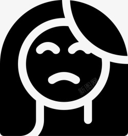 哭脸伤心图标图标