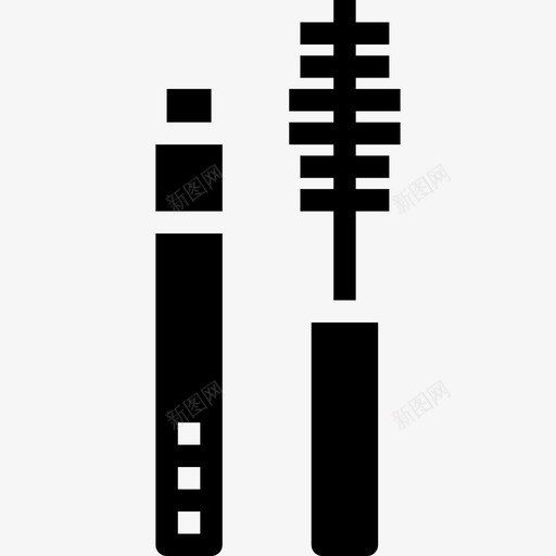 睫毛膏美容79纯色图标svg_新图网 https://ixintu.com 睫毛膏 纯色 美容