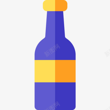 啤酒新年45淡啤酒图标图标