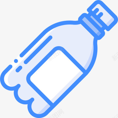 瓶子容器4蓝色图标图标
