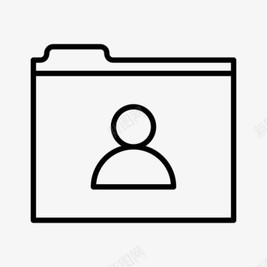 个人文件夹配置文件图标图标