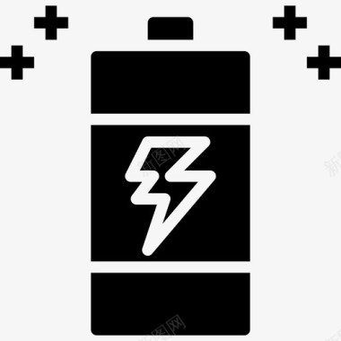 电池电4固态图标图标