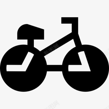 自行车城市39已填充图标图标