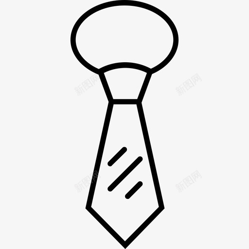 领带饰品衣服图标svg_新图网 https://ixintu.com 父亲节 衣服 领带 饰品