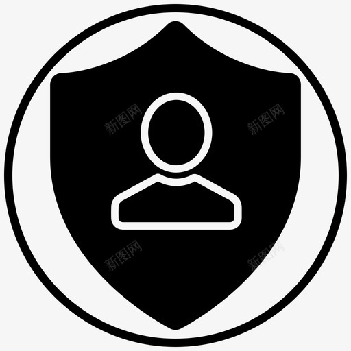 blackfill协议gdpr签署商业圈图标svg_新图网 https://ixintu.com blackfill gdpr 协议 商业圈 签署