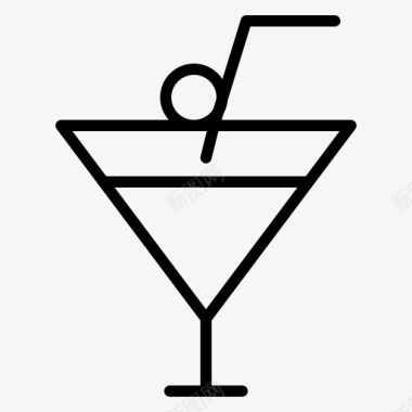 饮料鸡尾酒食物和餐厅图标图标