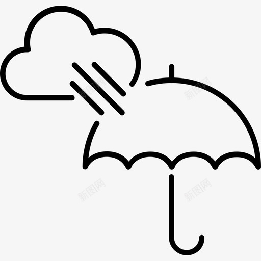 天气多云新加坡图标svg_新图网 https://ixintu.com 多云 多兹 天气 新加坡 迪克 雨伞