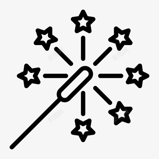 Sparklerparty88直系图标svg_新图网 https://ixintu.com Sparkler party 直系