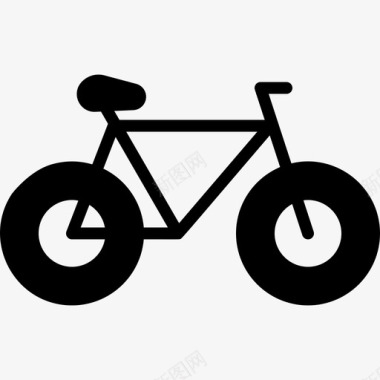 自行车运输164填充图标图标
