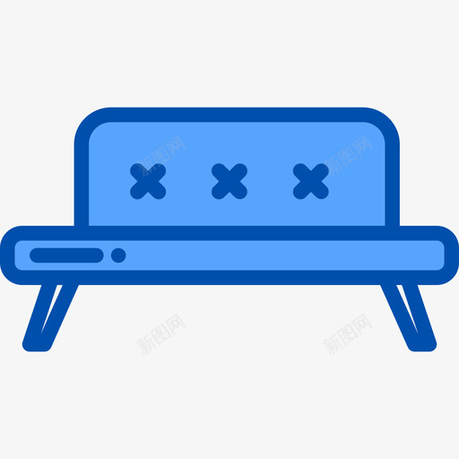 家装蓝色沙发29图标svg_新图网 https://ixintu.com 家装 沙发 蓝色