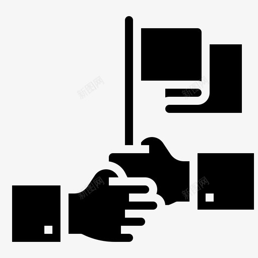 成功业务合作伙伴图标svg_新图网 https://ixintu.com 业务 全球 合作伙伴 商业 团队 成功